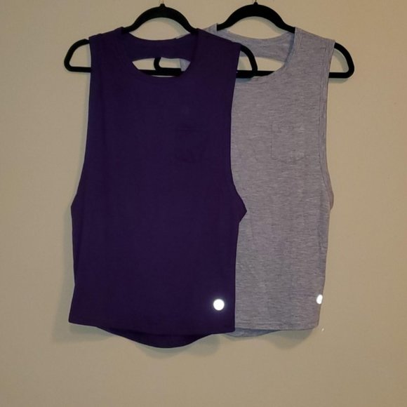 Tops - 🌟NWOT 2 ripped-open back work out tank tops!